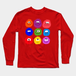 Nine fuzzies Long Sleeve T-Shirt